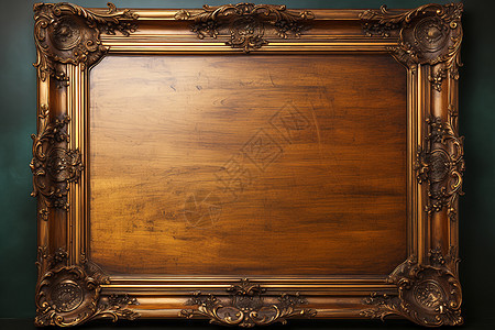 复古的古典木质相框图片