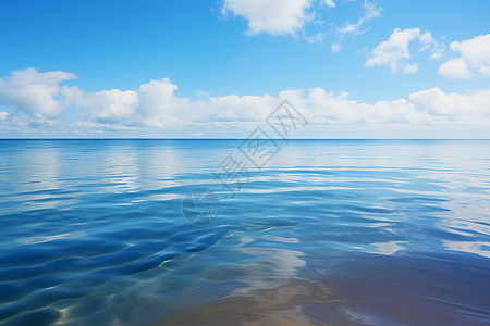 大海风景海天一色的风景背景