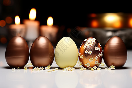 创意巧克力彩蛋装饰图片