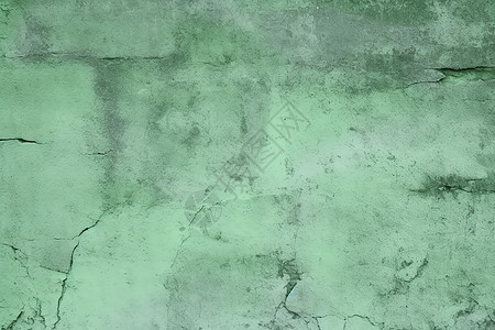 斑驳的绿色墙壁图片