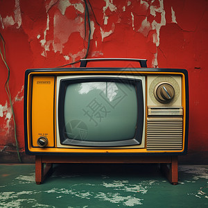 复古老式的电视机图片