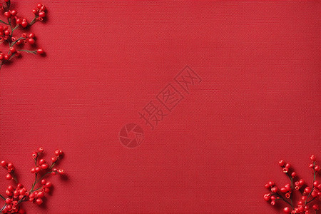 红色的纺织面料背景图片