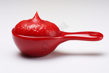 浓稠的红色辣椒酱图片