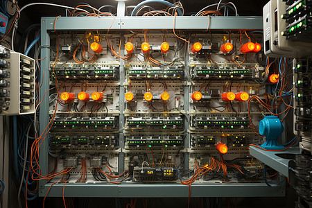 大型电子系统服务器图片