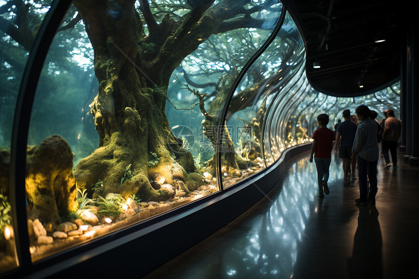 缤纷的水族馆之旅图片