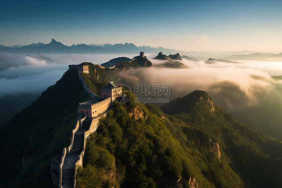 壮丽的古建筑景色图片