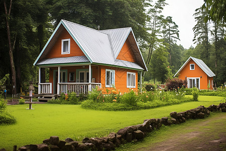 乡村雅致的小屋图片