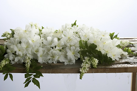 结婚装饰花束背景图片