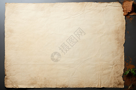 牛皮纸信封古老的褶皱纸张背景背景