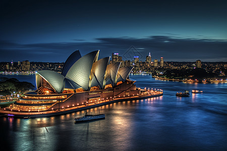 著名的悉尼歌剧院图片