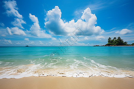 美丽的热带度假岛屿景观图片
