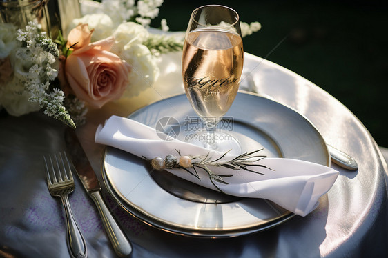 仪式感的宴会餐桌图片