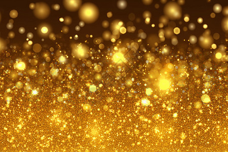 金色粒子粒子散焦背景