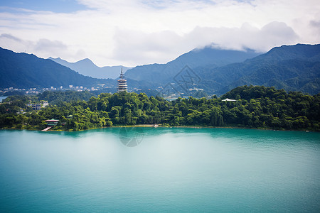 湖山画意图片