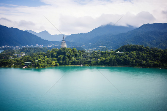 湖山画意图片