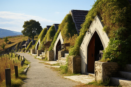 欧洲村庄房屋建筑图片