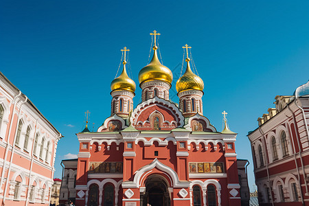 莫斯科教堂背景