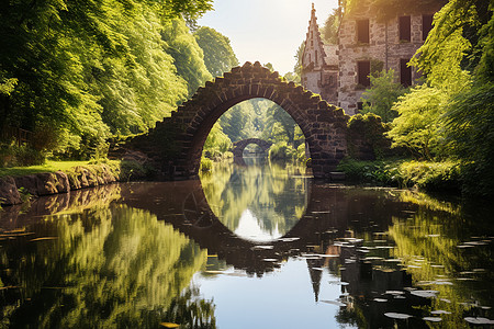 德国建筑德国古堡背景