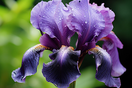 娇艳欲滴的紫罗兰花朵图片