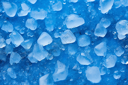 蓝色冰冻水晶背景图片