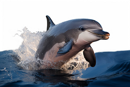 海豚游泳水中游泳高清图片