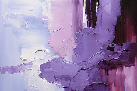抽象的紫粉色画作图片