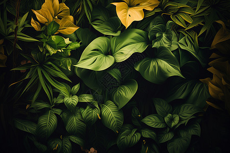 热带雨林的美丽植物图片