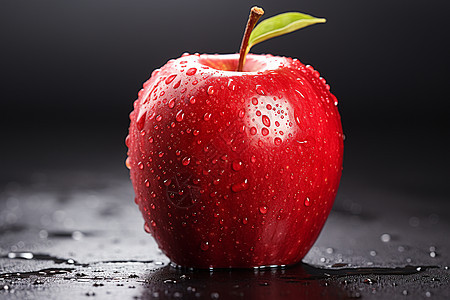 健康的红苹果图片