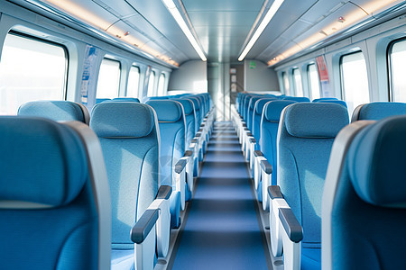 舒适的列车座椅背景图片