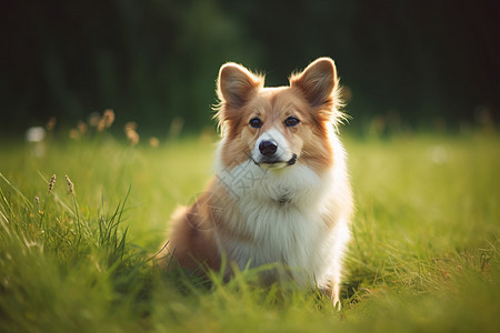 忧郁萌犬图片