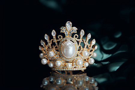 奢华的珍珠皇冠图片