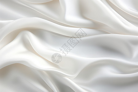 白色的丝绸面料图片