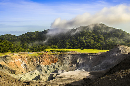 火山背景图片