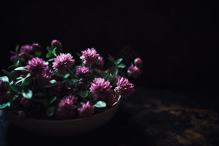 紫色的鲜花艺术图片