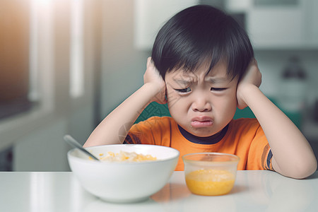 孩子享用午餐的照片图片