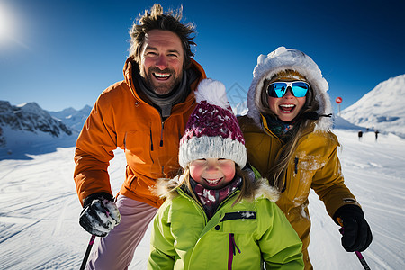 滑雪的欢乐时刻图片