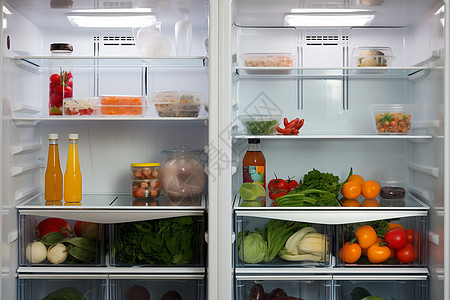 家庭冰箱的新鲜选择图片