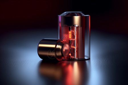 发光的离子电池图片