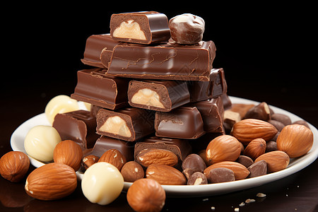 巧克力松露甜品图片