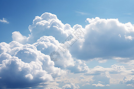 蓝天白云间的云端图片