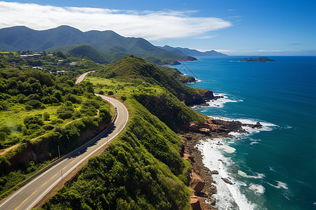 美丽的海洋公路图片