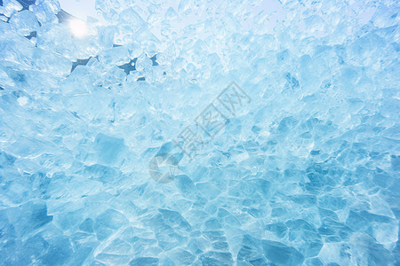 冬天里的冰块图片