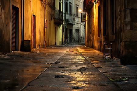 城市破旧的巷子图片
