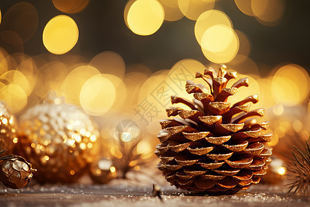 圣诞树光圣诞装饰的璀璨之光设计图片