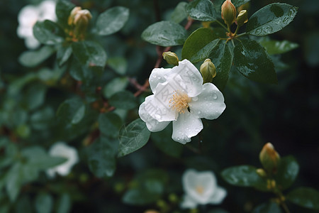 春日里的白玫瑰图片