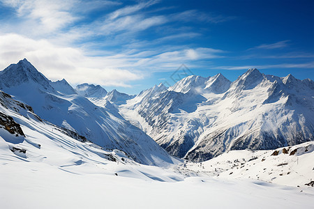 冰雪高山背景图片