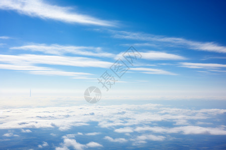浩瀚的白云天空图片