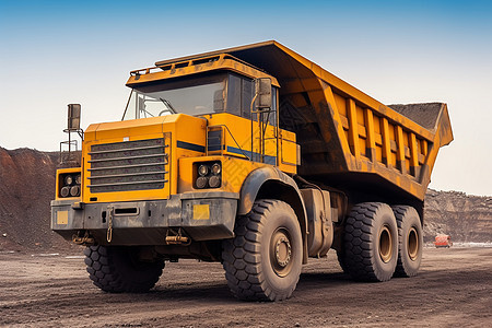大型矿石运输卡车图片