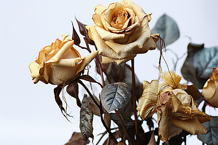 凋零之美的玫瑰花图片
