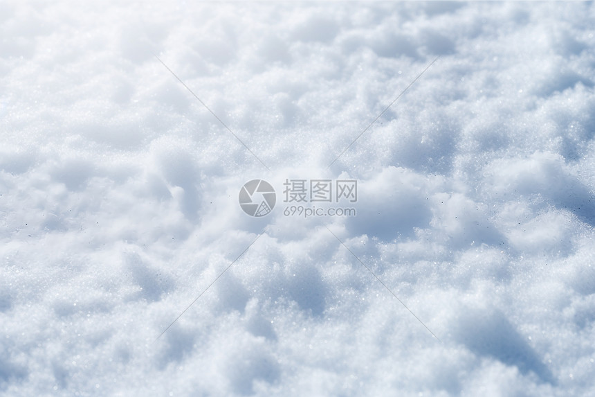 冬日的雪地图片